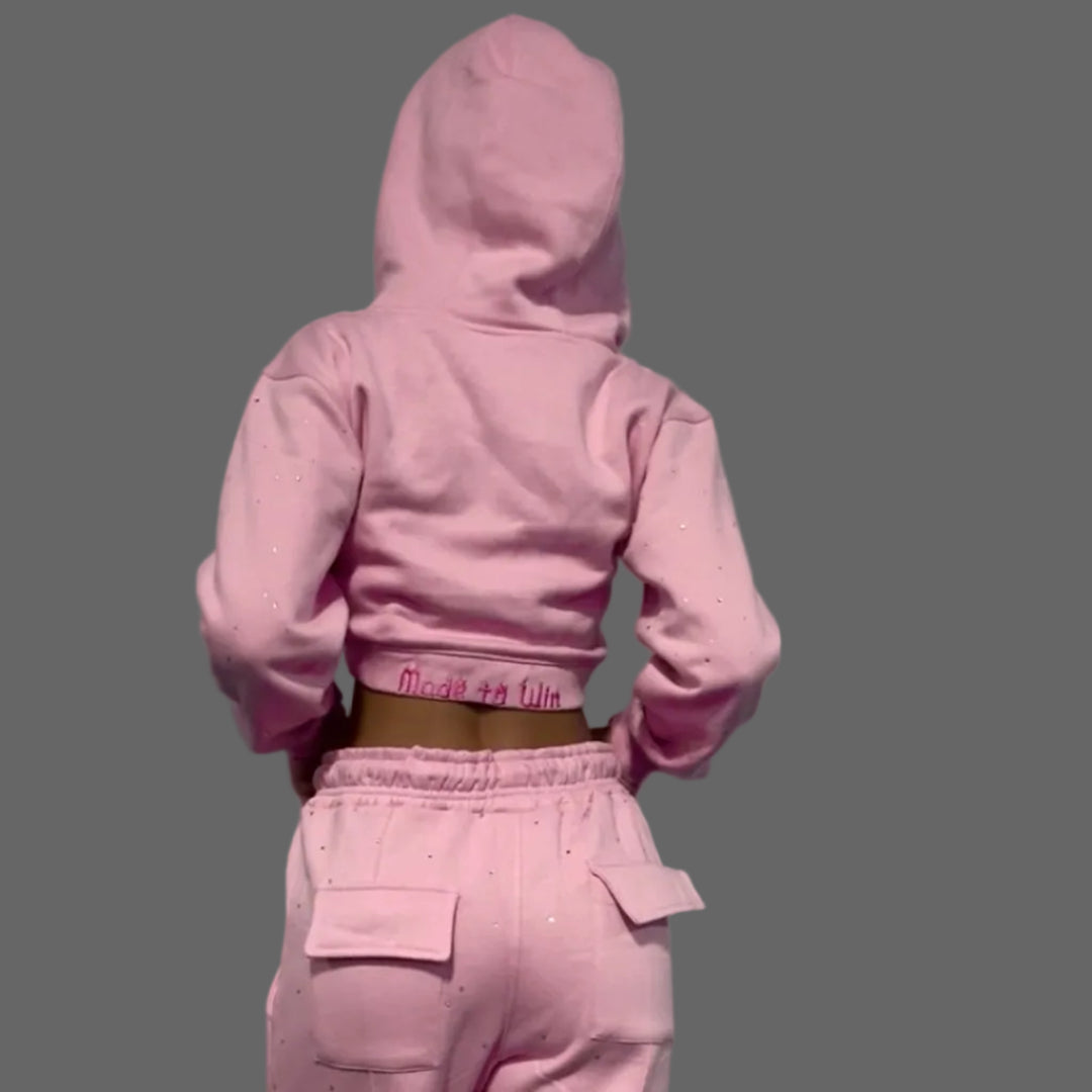 Starlight Cropped Hoodie